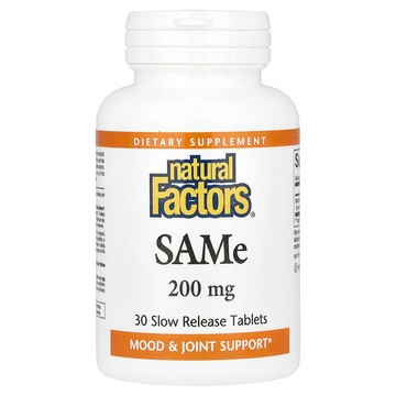 Natural Factors, SAMe，200 毫克，30 片緩釋片