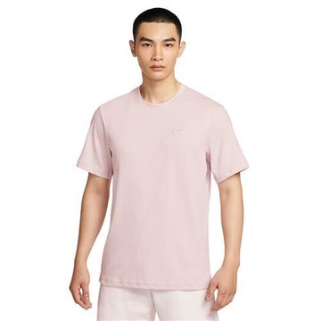 Nike 短袖上衣 男裝 刺繡 排汗 粉【運動世界】DV9832-667