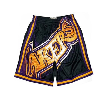 M&N NBA 青少年 Big Face Fashion 7.0 球褲 湖人隊