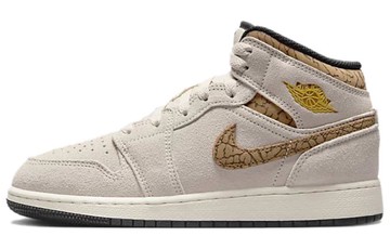 JORDAN 1 MID SE BROWN ELEPHANT GS