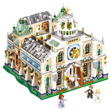 LoZ 婚禮教堂積木 3308PCS  LOZ1035  1盒