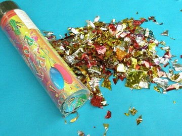 旋轉彈簧噴彩帶禮花.彩帶碎紙花15cm/一支(15)【APP滿額下單4%點數(單一帳號最高1000點)】7/31止