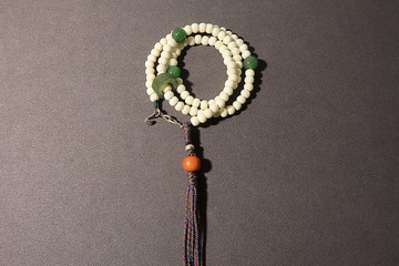 鹿鳴原創手工一款多用鹿骨多圈手鏈 項鏈 碧玉手串