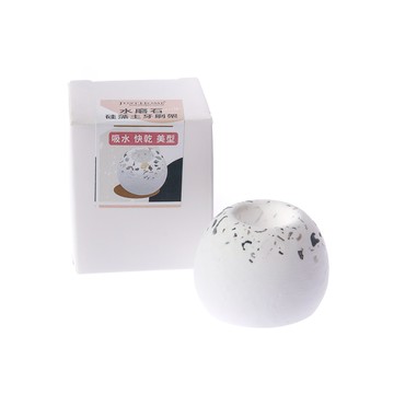 水磨石硅藻土牙刷架2入