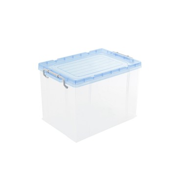 KEYWAY 《真心良品》強固型掀蓋式透明整理箱19L-3入