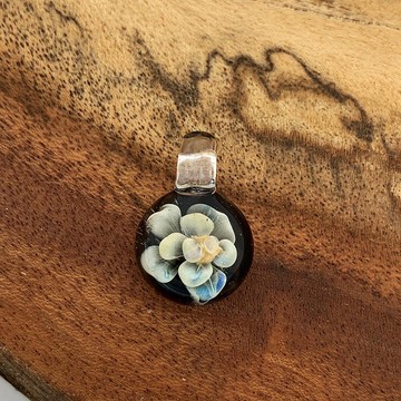 花霧琉璃珠墜飾