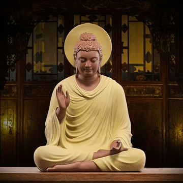 {可打統編 超低價}陶瓷如來佛祖擺件釋迦牟尼佛像禪意大日如來家居客廳玄關飾品擺設