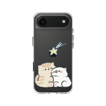 iPhone Air Clear Case（相機按鈕） 透明 - fluffystar 毛絨絨星人 - 許下心願