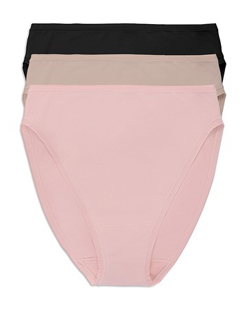 Natori Bliss Bare High Cut Brief, Pack of 3
