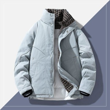 新款冬男士棉服棉衣羽絨棉服潮流休閒百搭港風防寒防風保暖加厚立