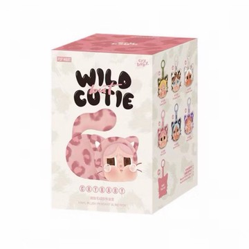 POPMART 泡泡瑪特 CRYBABY 豹豹貓貓系列 磁吸 搪膠臉 哭娃 毛絨 掛件 盲盒 掛件 公仔 全新未拆封