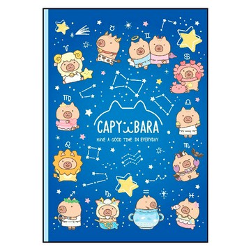 25K 水豚方格厚筆記