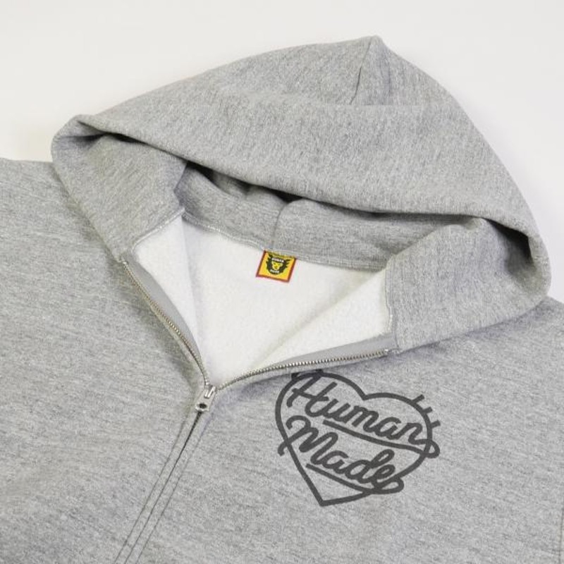 HUMAN MADE ヒューマンメイド 22AW HEART ZIP-UP SWEAT HOODIE ジップ ...