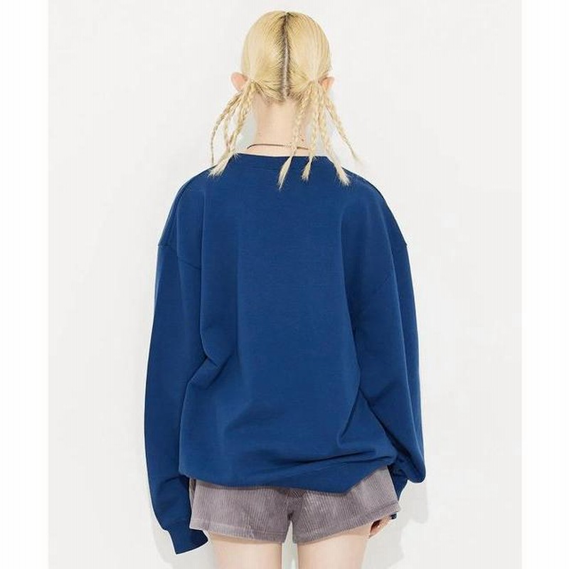 エックスガール X-GIRL COLLEGE LOGO CREW SWEAT TOP カレッジ