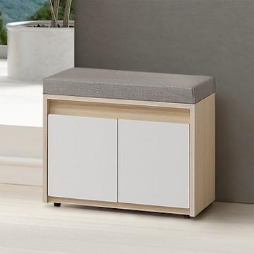 Homelike 喜家居2尺貓抓皮坐式鞋櫃(2505)-57x35x48公分