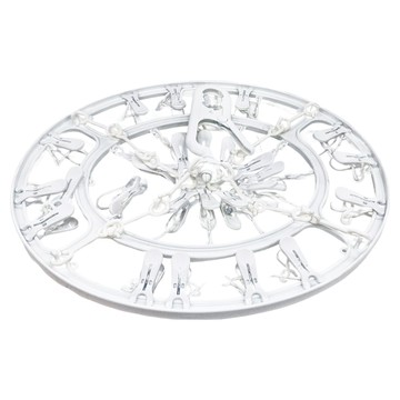 HIKARI 日光生活 極凈曬衣架26夾 台灣製造  白色  1個