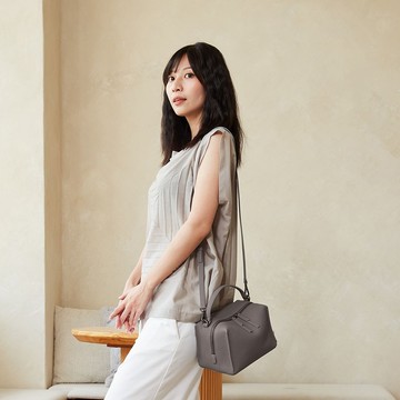 Mini Valley Cube Shoulder Bag天空灰-側背/斜背/小提袋
