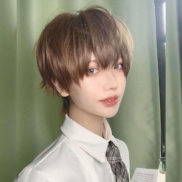 快速出貨動漫假髮男短直髮帥氣二次元cos假毛日系少年蓬鬆短髮全頭套現貨
