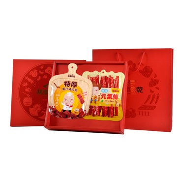 好事成雙★經典小禮盒【快車肉乾】豪華肉乾2入〔共2包入〕