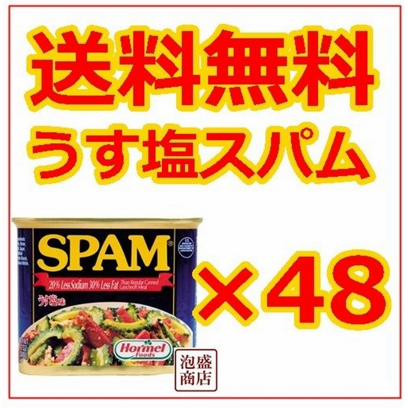 うす塩スパム Spam ポークランチョンミート 48缶 チューリップと並ぶ 通販 Lineポイント最大0 5 Get Lineショッピング