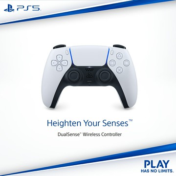 【PS5 周邊】DualSense 無線控制器/手把《白色》【三井3C】