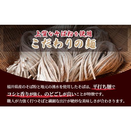 ふるさと納税 こだわり越前そば生蕎麦（保存料・防腐剤・添加物不使用）4人前（だし付き）【冷蔵 お届け希望日指定可能 美味しいそば.. 福井県越前町