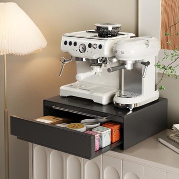 咖啡機置物柜 膠囊咖啡機置物架桌面擺臺水杯茶包儲物收納盒底座