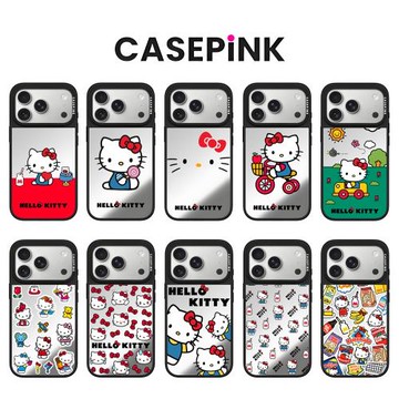 鏡頭框折疊支架Magsafe磁吸50周年HelloKitty凱蒂貓17Pro鏡面手機殼適用iPhone16ProMax蘋果15可愛Air保護套