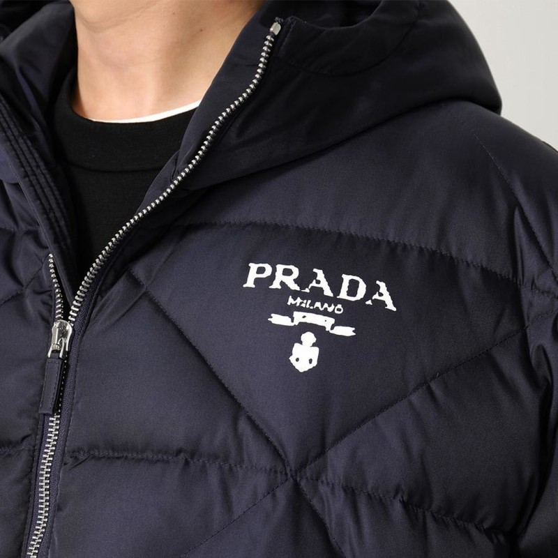 PRADA プラダ ダウンコート Re-Nylon リナイロン SGC042 1WQ8 メンズ