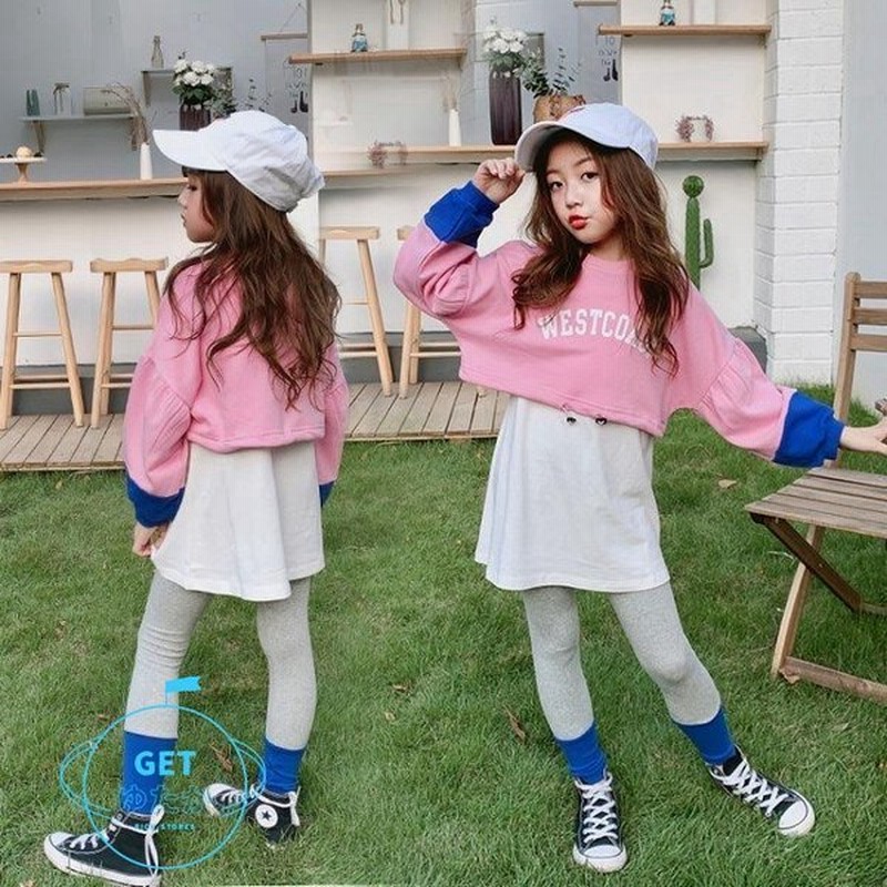 子供服 セットアップ 女の子 長袖 春秋 秋着 上下セット 韓国子供服 キッズ ジュニア Tシャツ デニムパンツ 長ズボン 可愛い おしゃれ 小学生 通学着 通販 Lineポイント最大0 5 Get Lineショッピング