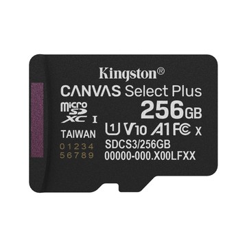 【Kingston】Canvas Select Plus 256G SDCS3 SDXC A1 U1 V10 UHS-I 記憶卡 讀取速度:150MB/s