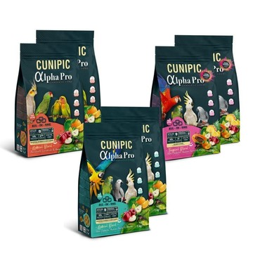 鳥用飼料 【CUNIPIC】頂級鸚鵡糧 鸚鵡飼料 1KG