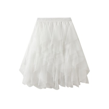 [巴黎精品] 半身裙短裙-網紗蓬蓬蛋糕裙純色女裙子8色a1fq35