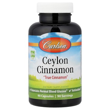 Carlson, 錫蘭肉桂，90 粒膠囊（每粒膠囊 500 毫克）