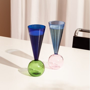 法國 L'Atelier du Vin｜Le Duo 泡泡慶典⾹檳杯 2⼊禮盒