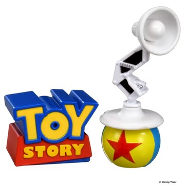 Disney PIXAR 合金人形 玩具總動員30週年 LOGO+皮克斯頑皮跳跳燈-原色 DS98216