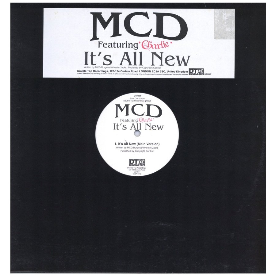 MCD feat Charlie IT'S ALL NEW 12" UK 2006年リリース