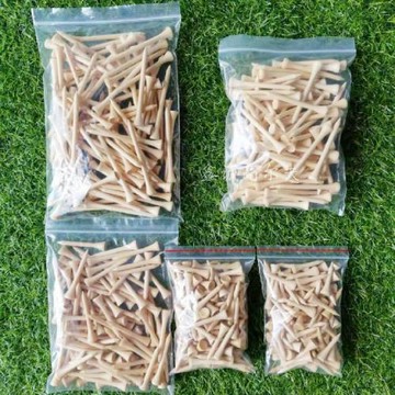 高爾夫球T球釘竹T木T球釘竹TEE木TEE高爾夫球tee多種長度批發木桿