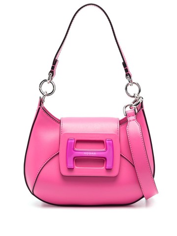 Hogan - H-Bag Hobo shoulder bag - women - Calf Leather - One Size - Pink