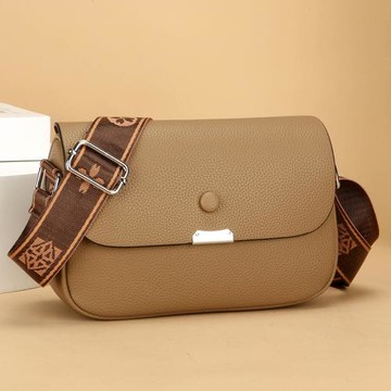 外貿簡約百搭斜挎小方包高顏值時尚潮女包高級感大容量單肩包bags