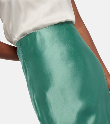 Max Mara Blando satin slip skirt
