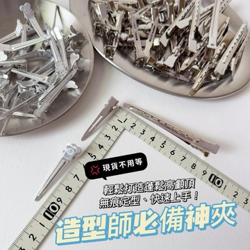 【全館現貨】 吹整定位夾 髮根蓬鬆夾 打造高顱頂 瀏海定位 鴨嘴夾 無痕化妝夾 懶人美髮工具  DDD【造型師指定款】