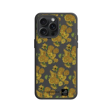 iPhone 15 Pro Max SolidX 黑 - Van Gogh Museum - 向日葵 - 重複圖案