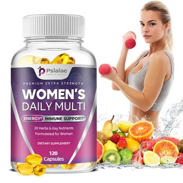 Pslalae女性維生素 A、B12、C、D3和生物素軟膠囊👧，60/120粒膠囊