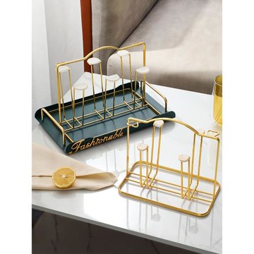 日本瀝水杯架收納置物架倒掛架子茶杯玻璃杯托盤放杯子架家用客廳