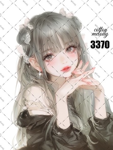 original sticker no.3370 人物貼紙 原創貼紙 原創人物貼紙 裝飾貼紙 cotton melody