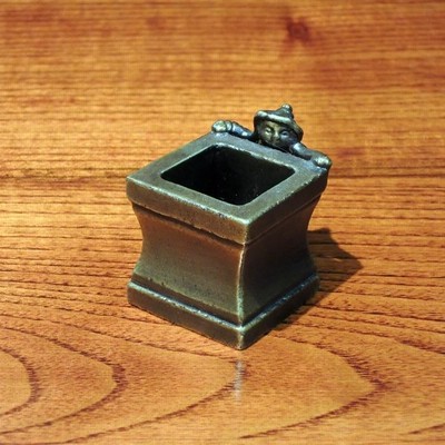蓋置 井戸のぞき 城丘【中古美品】｜工芸品
