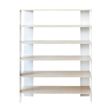 HOPMA 合馬家具 多功能開放式鞋櫃 W506xD243xH913mm  白橡配白  6層