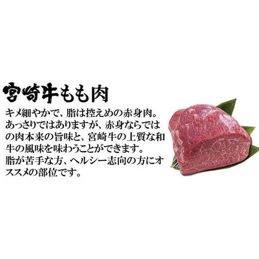 ふるさと納税 宮崎県 美郷町  赤身 ステーキ 300g (150g×2) 牛肉 モモ ステーキ もも 真空 冷凍 内閣総理大臣賞受賞 宮崎県産 黒毛 和牛 小分け あ…