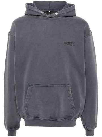 Represent - Owners Club cotton hoodie - men - Cotton - XL - Grey